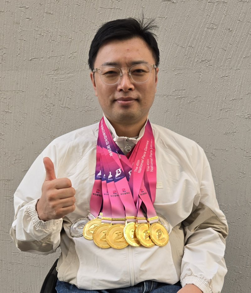 제45회 전국장애인체육대회 최우수선수 김정남. (사진=대한장애인체육회 제공). 2025.11.05. *재판매 및 DB 금지