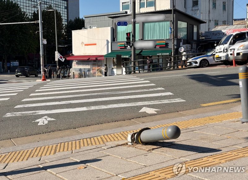 일본인 모녀 교통사고 현장 (출처=연합뉴스)