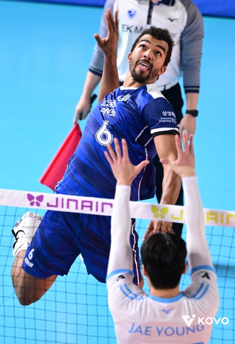 우리카드 주포 아히 (출처=연합뉴스)