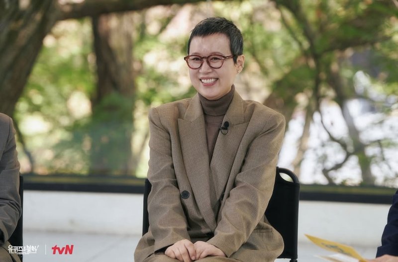 '암 투병' 박미선, 짧은 머리로 '유퀴즈' 등장…가짜뉴스 많아 생존 신고