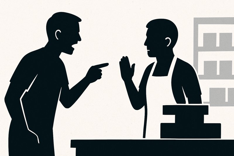 '고맙습니다' 인사했는데 '예의없어' 호통 자영업자의 한숨