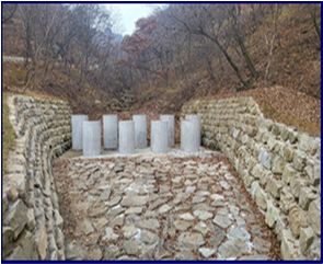 강원도 철원군 김화읍 청양리 지역에 조성된 사방시설. 강원도 제공