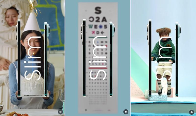 삼성전자가 갤럭시 S25 엣지와 '다른 슬림 폰'의 성능을 비교하며 SNS에 올린 광고./사진=삼성전자 인스타그램 계정 캡처