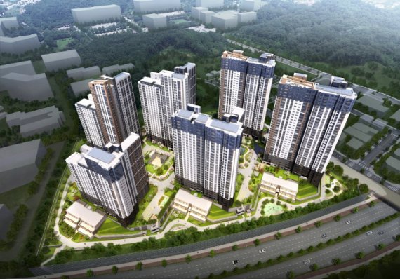 <아산탕정 동일하이빌 파크레인 조감도>