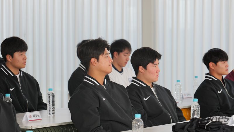 '전체 1번' 박준현 포함 14명 키움 신인들, 양양에서 신인 오리엔테이션