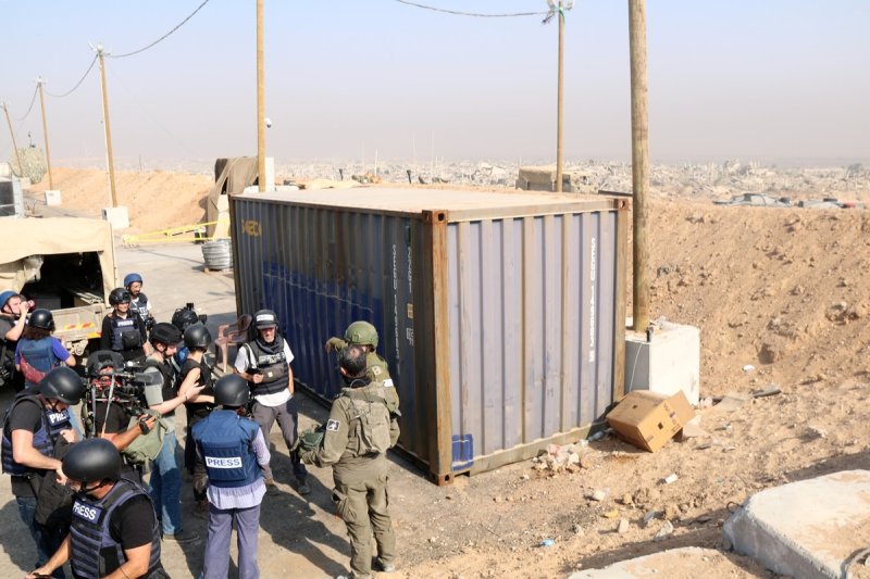 가자지구서 브리핑 (출처=연합뉴스)