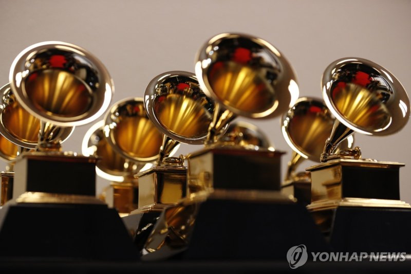 그래미 시상식 트로피 (출처=연합뉴스)
