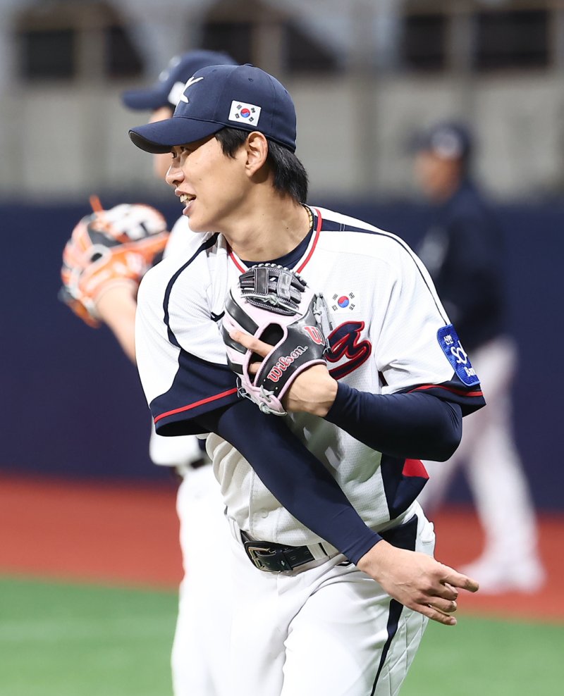 야구대표팀 안전 바카라사이트이 4일 서울 고척스카이돔에서 훈련을 하고 있다. 2025.11.4/뉴스1 ⓒ News1 김성진 기자