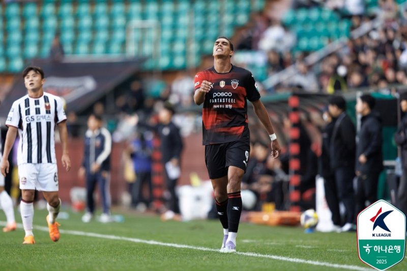 [서울=뉴시스] 바카라사이트 쿠폰 K리그1 포항스틸러스의 조르지. (사진=한국바카라사이트 쿠폰연맹 제공) *재판매 및 DB 금지