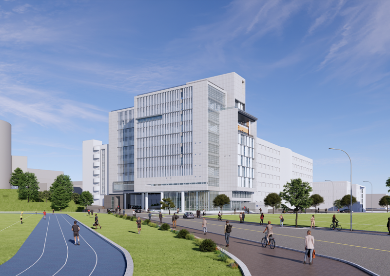 연세대 제5공학관 전경. 반도건설 제공