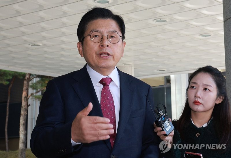 입장 밝히는 황교안 전 국무총리 (출처=연합뉴스)