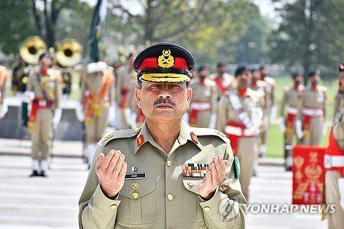 아심 무니르 파키스탄군 총사령관.연합뉴스