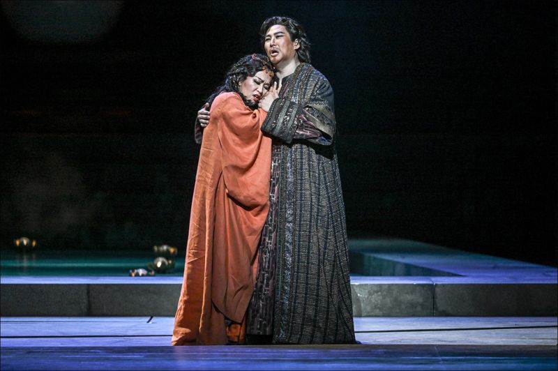 오페라 아이다. 파이낸셜뉴스와 창단 40주년을 맞은 서울시오페라단이 공동 주최한 오페라 '아이다'가 13일 서울 종로구 세종문화회관 대극장에서 화려한 막을 올렸다. 세종문화회관 제공