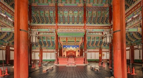 경복궁 근정전 어좌 (출처=연합뉴스)