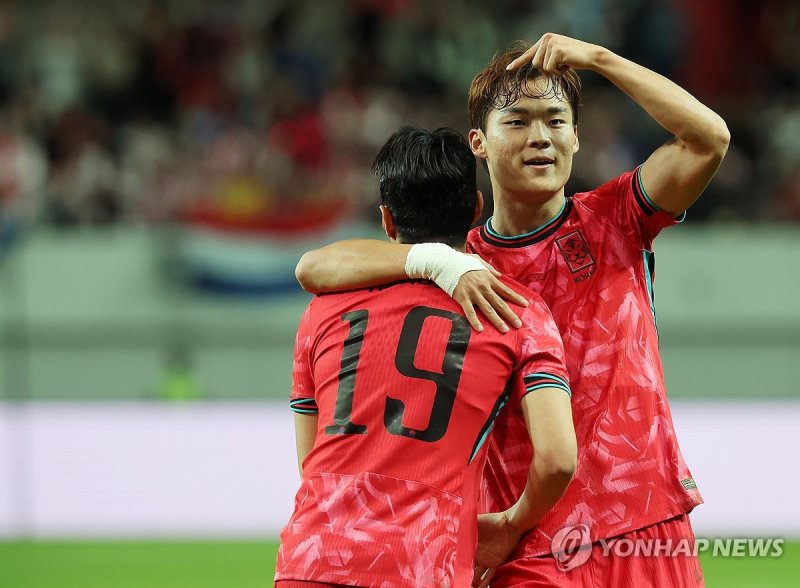 이강인의 킬패스가 만든 오현규의 추가골 (출처=연합뉴스)