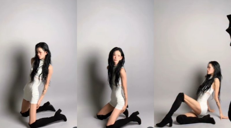 41㎏ 최준희, 모델 포스…부러질것 같은 역대급 '뼈말라' 몸매 [N샷]