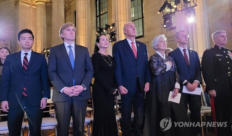 워싱턴서 주미대사관 국경일 리셉션 개최 (출처=연합뉴스)