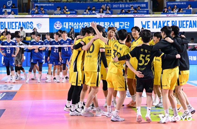 남자 프로배구 카지노사이트 바카라사이트에 오른 카지노사이트 바카라사이트손해보험(KOVO 제공)