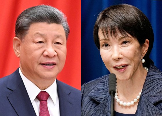 시진핑 중국 국가주석과 바카라사이트 뱃무브 사나에 일본 총리