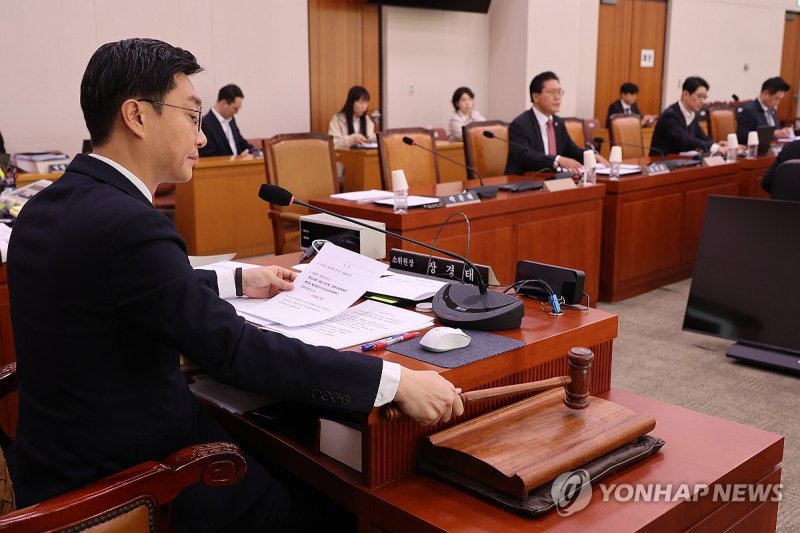 법제사법위원회 예산결산기금심사소위원회 (출처=연합뉴스)