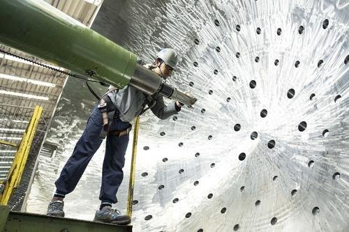 두산에너빌리티 원전 설비 제조 공정 (출처=연합뉴스)