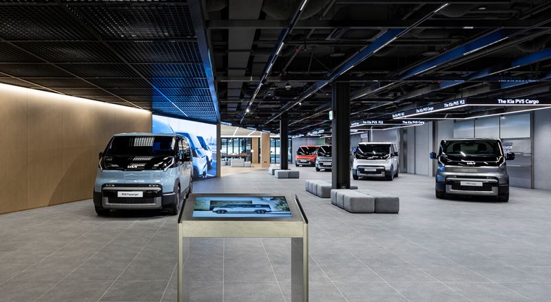 PBV 익스피리언스 센터 내부 전경. 기아 제공.