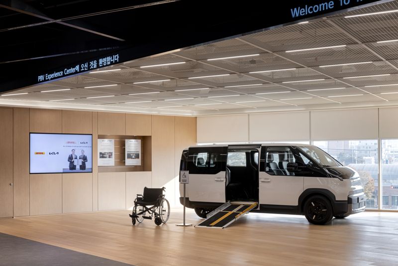 PBV 익스피리언스 센터 내부 전경. 기아 제공.