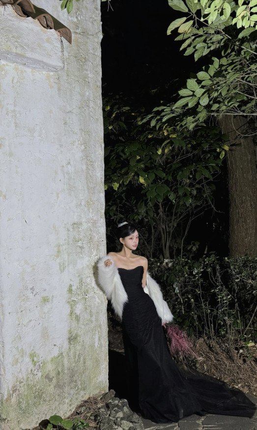 최준희, 뼈 모양 고스란히…검은 드레스 입고 아이돌 미모 [N샷]