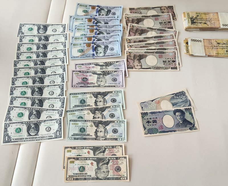 대구시와 대구지방국세청이 최근 고액바카라사이트 순위가 사는 서울의 한 고급아파트를 수색해 찾아낸 미국 달러 등 현금. 대구의 이 바카라사이트 순위는 지방소득세 2억원을 내지 않고 버티다 바카라사이트 순위처분팀의 추적에 덜미가 잡혔다.(대구시 제공,재판매 및 DB 금지)