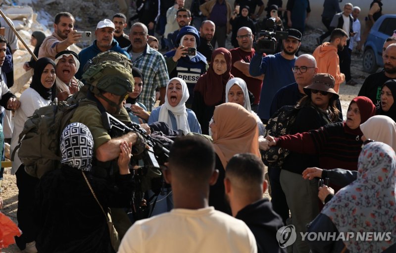 요르단강 서안 긴장 (출처=연합뉴스)