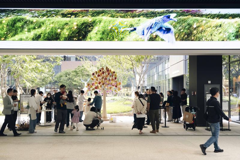 그로브웨이 가을행사 사진. 이지스운용 제공.