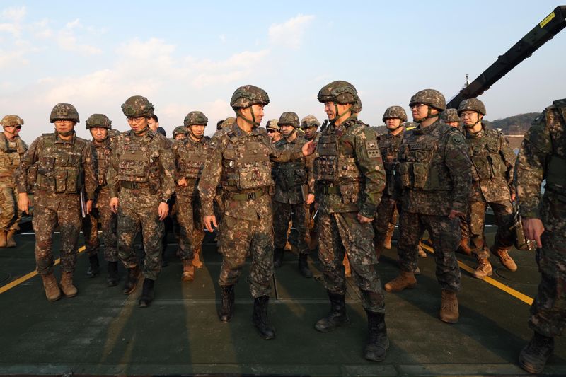 합참의장, 호국훈련 및 미사일대대 점검 "예기와 결기…압도적 능력" 강조