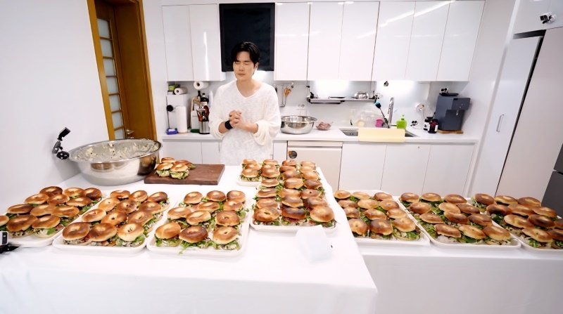 김강우, 처제 한혜진 촬영장에 샌드위치 100개 선물 팔이 떨려