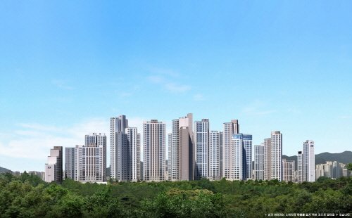 안양자이 헤리티온 투시도