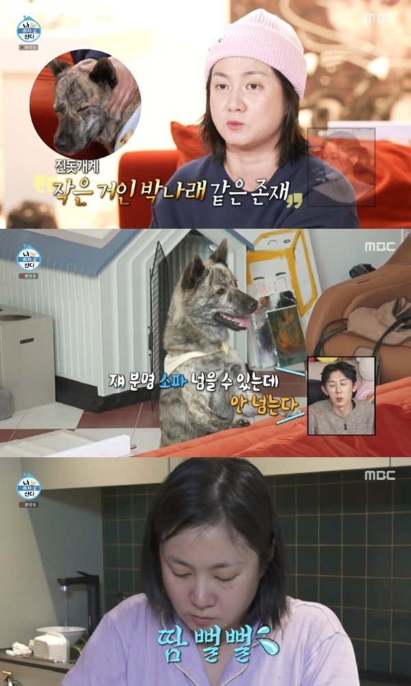 박나래 이제는 혼자 안 살아…반려견 복돌이와 일상 공개