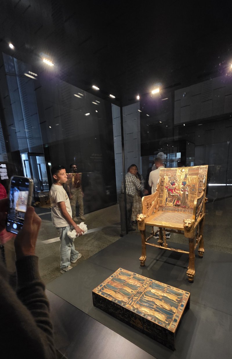 [카이로 사진=안전한 바카라 사이트 미술전문기자] 이집트 대박물관 안전한 바카라 사이트 전시실. 2025.11.19. hyun@newsis.com *재판매 및 DB 금지