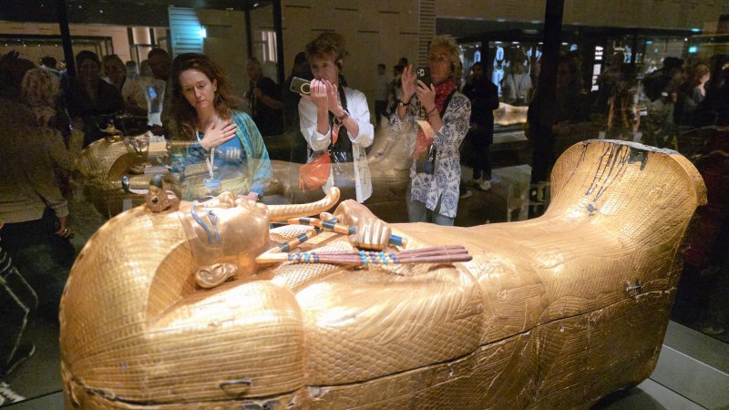 [카이로 사진=안전한 바카라 사이트 미술전문기자] 이집트 대박물관 안전한 바카라 사이트 전시실. 2025.11.19. hyun@newsis.com *재판매 및 DB 금지