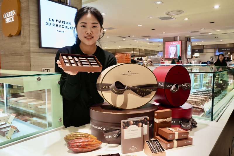 라 메종 뒤 쇼콜라 팝업스토어. (롯데백화점 제공).