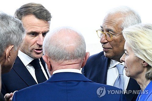 22일(현지시간) 남아공 G20 정상회의에 참석한 주요국 지도자들 (출처=연합뉴스)