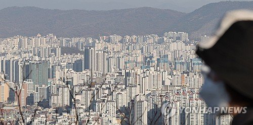서울 시내에서 본 아파트 전경. 연합바카라사이트 안내