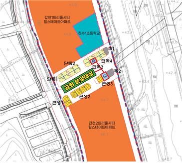 대전도시공사가 재공급에 나서는 근린생활시설용지.