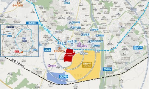 분평미평지구 도시개발사업 위치도