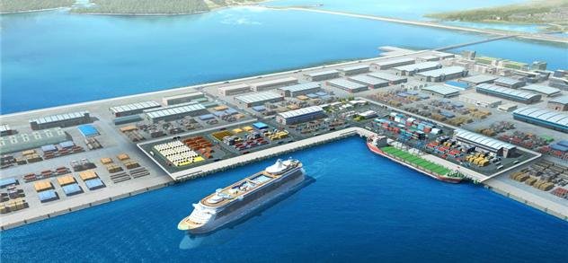 새만금 신항만 크루즈 조감도. 전북도 제공