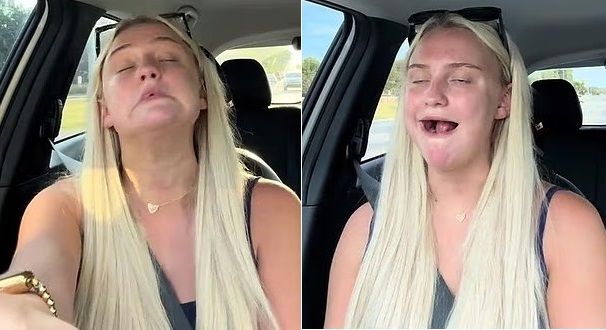 운전 중 눈 감더니 고개 돌리는 여성 영상 논란, 알고 보니...