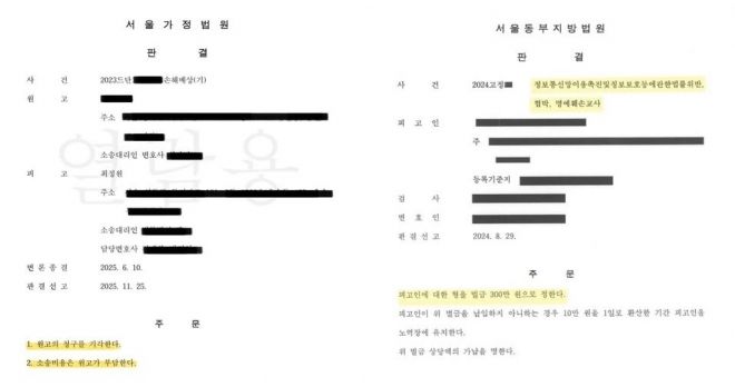 상간남 소송에 휘말린 UN 최정원, 녹취록 공개 "퇴물 연예인이라..."