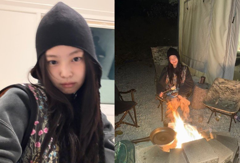 [뉴시스] 지난해 12월 블랙핑크 제니가 김장조끼를 입은 사진을 자신의 소셜미디어에 게재했다. (사진=제니 인스타그램 캡처) *재판매 및 DB 금지