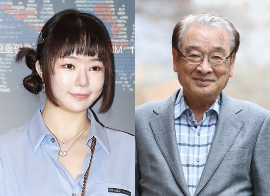 '활동 중단' 서우 이순재 선생님과 먹은 양갱…사무치게 그리워