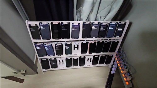 적발된 불법 중계소 (출처=연합뉴스)