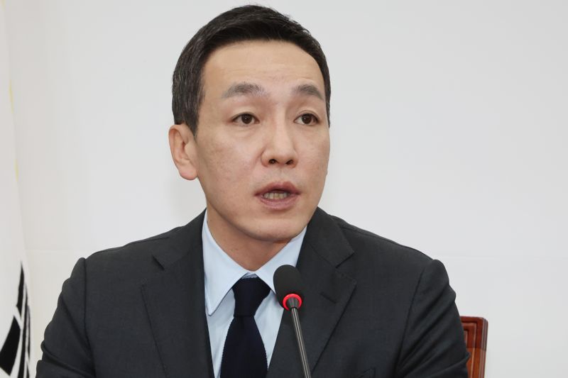 메이저 바카라사이트 유니88벳 국민의힘 최고위원이 27일 서울 여의도 국회에서 열린 최고위원회의에서 발언을 하고 있다. 사진=박범준 기자