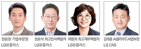 LGU+·LG CNS, AI리더십 전면 배치
